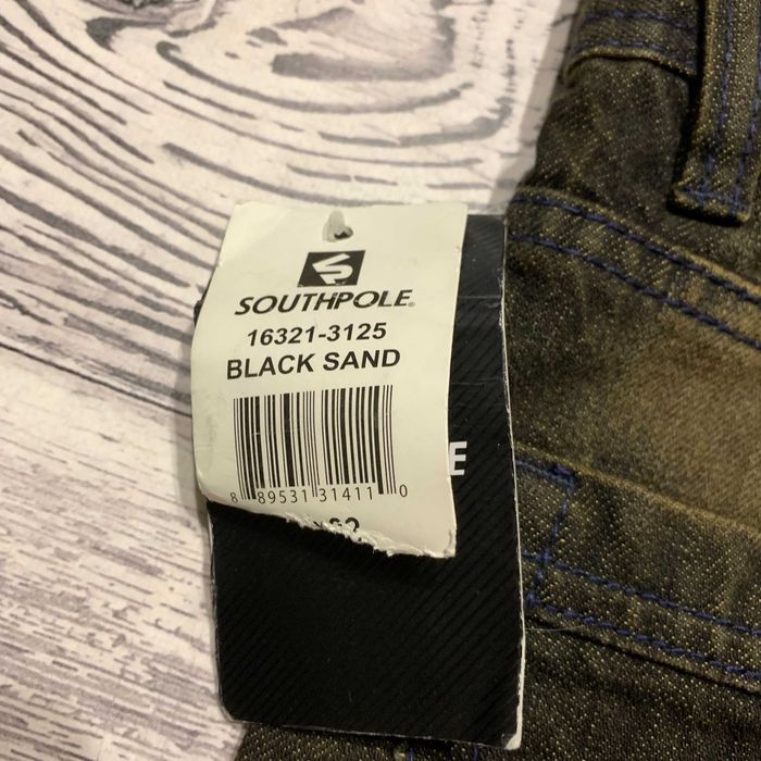 Джинсы SouthPole Black Sand Biker Jeans South Pole Rap Drip Drill