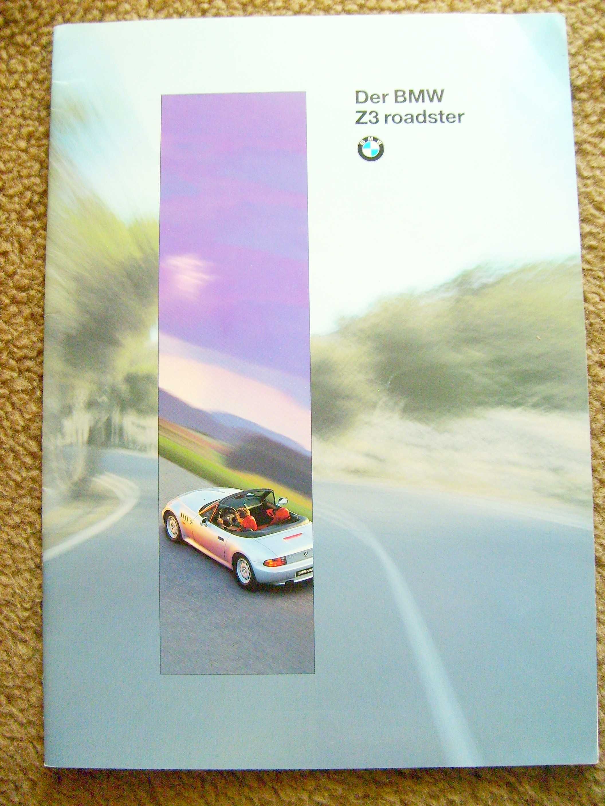 BMW Z3 Roadster (E36/7) 1995 / obszerny prospekt *38 str. stan BDB+