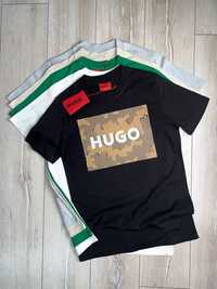Футболка Hugo Boss мужская женская унисекс камуфляж