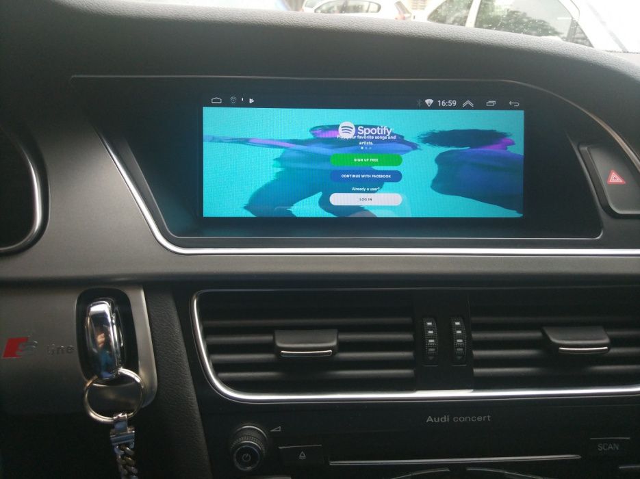 Multimédia Android 8,8" Audi A4 A5 Q5 gps usb wi-fi