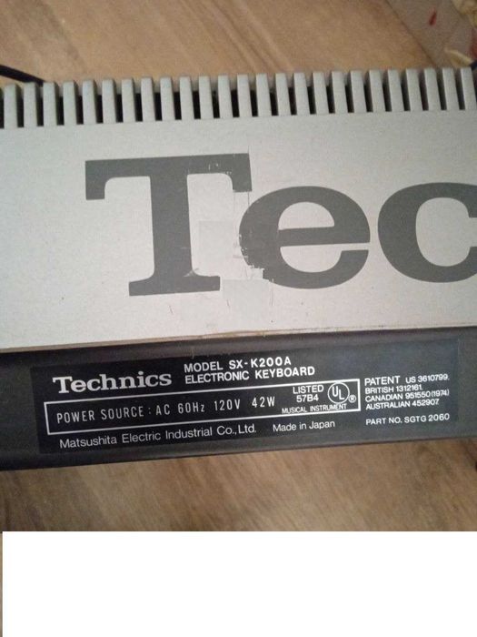 Японський синтезатор Techniсs SX K200A оригінал