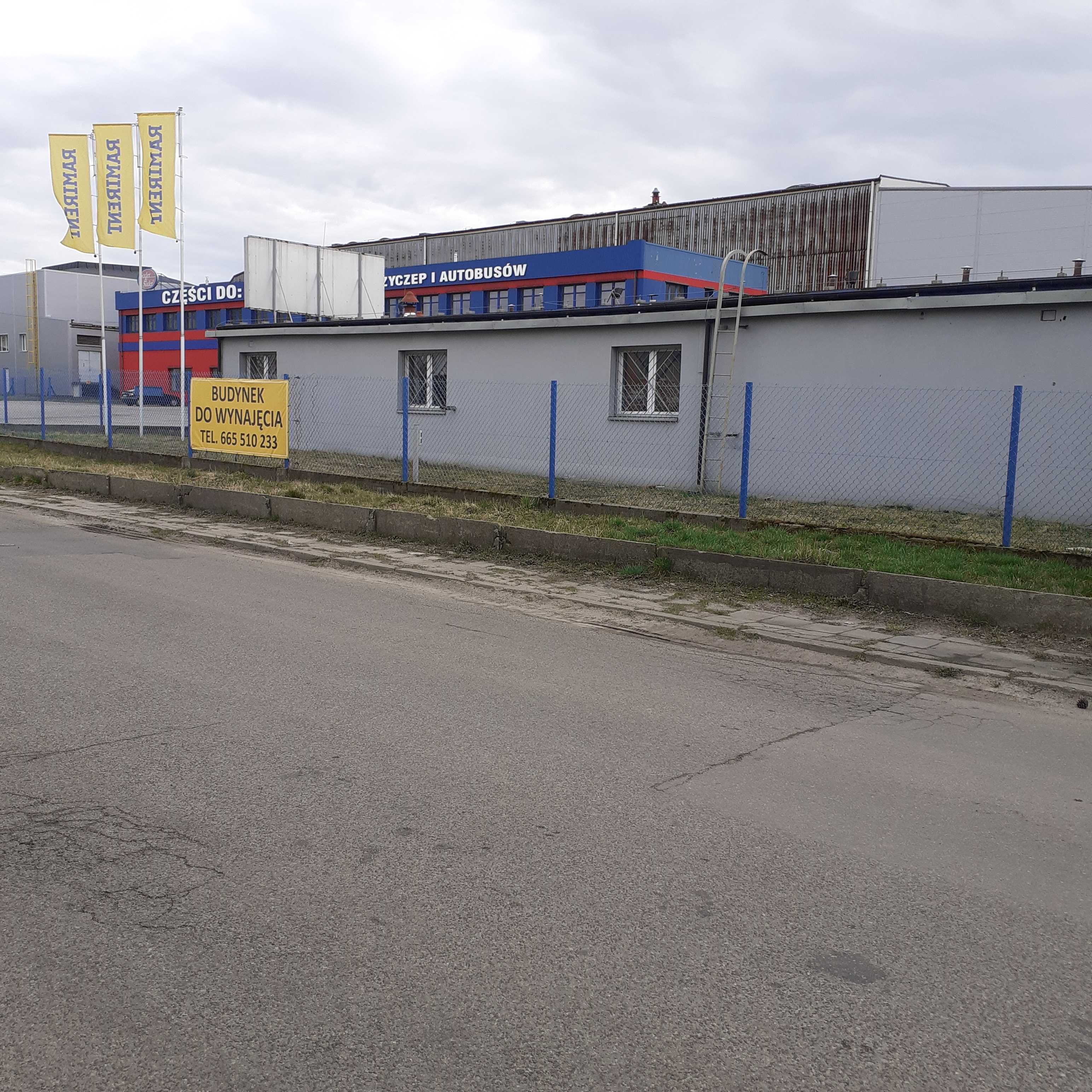 Wynajem budynku usługowo-magazynowego- Częstochowa, ul. Dojazdowa