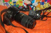 Продам дзеркальний фотоапарат Nikon d5000 та nikkor af-s 55-300 vr