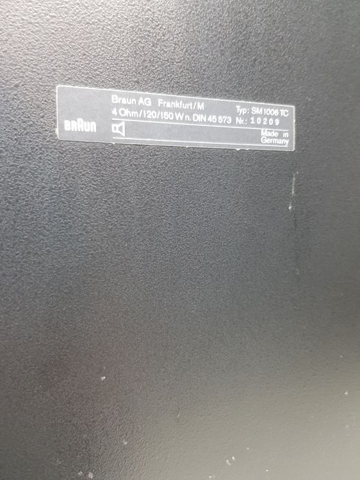 Акустика STUDIO-MONITOR ВRAUN SM 1006 TC, потужність 120/160
