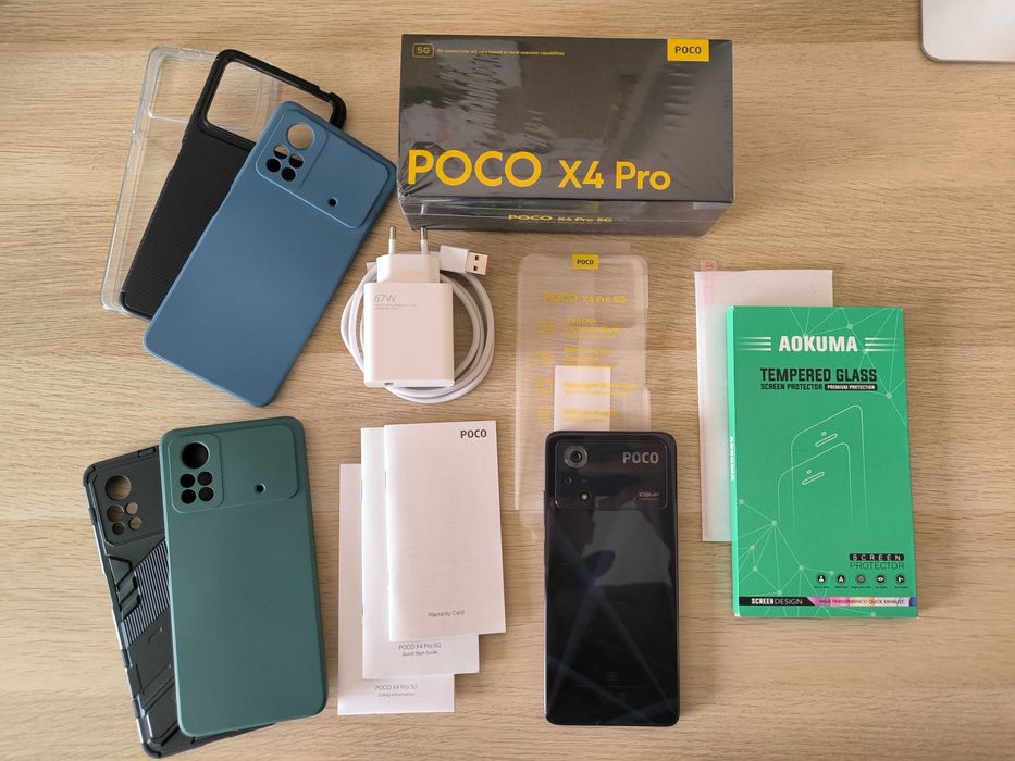 Poco X4 Pro 5G, 128GB, com extras, como novo