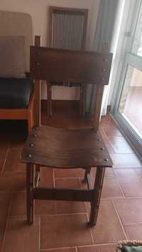 Cadeiras rústicas madeira