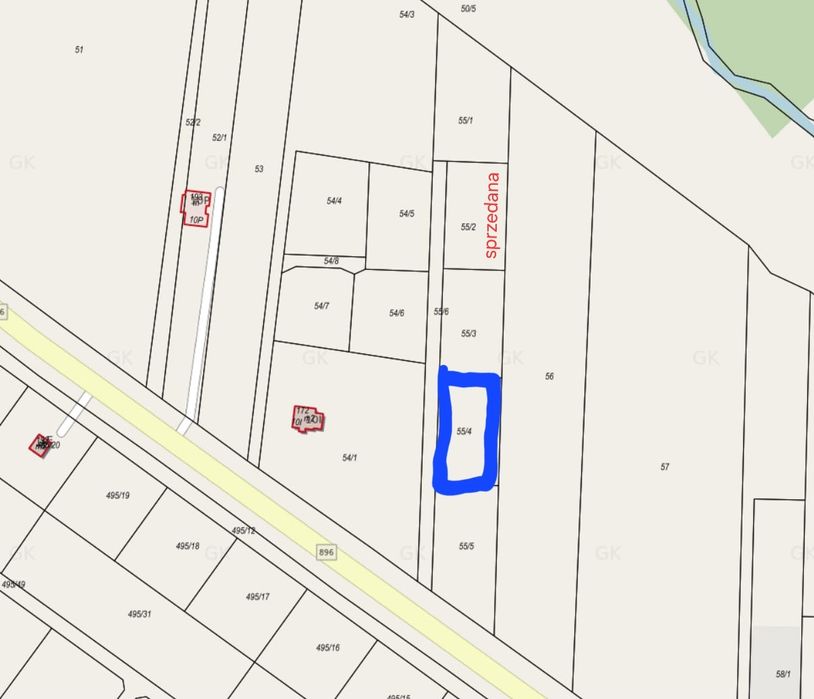 Działka budowlana Hoszów, koło Ustrzyk Dolnych