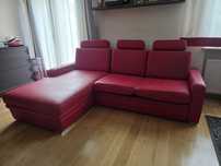 Kanapa - narożnik  Gruby skaj   oferta do jutra do 18 godziny