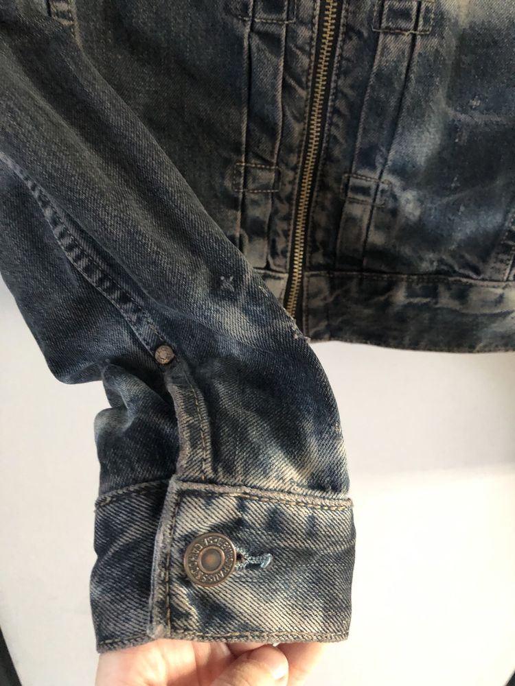 Kurtka jeansowa na suwak Levi Strauss & Co XS/S