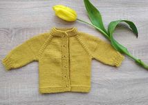 Sweterek dla noworodka handmade, robione na drutach, wełna, merynos