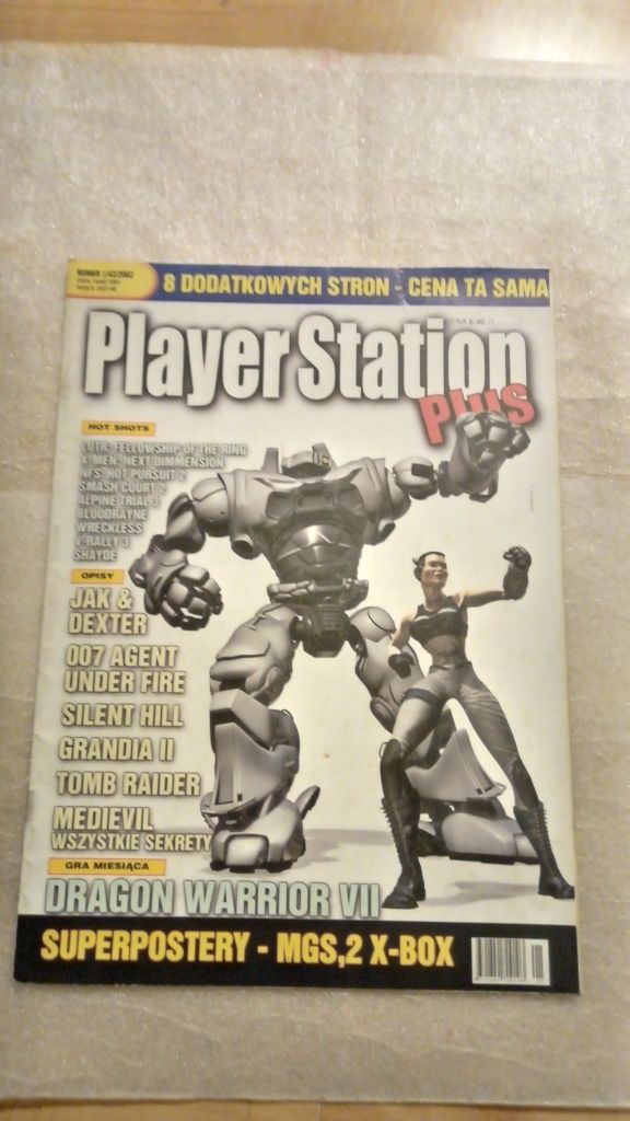 Czasopismo playerstation plus nr. 1/42/2002