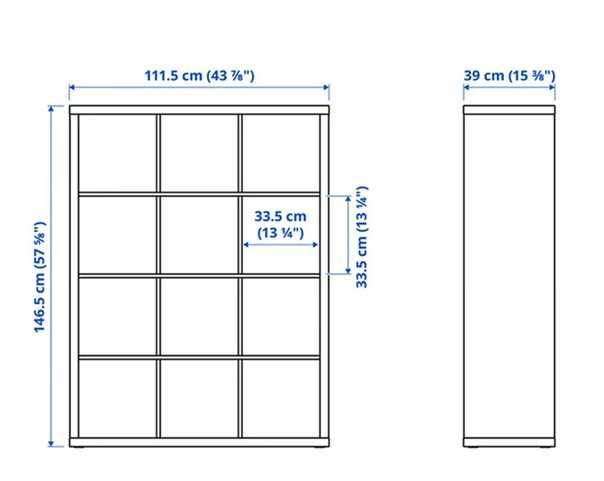 Regał IKEA KALLAX 6 wnęk czarnybrąz –idealny stan, elegancki i pojemny