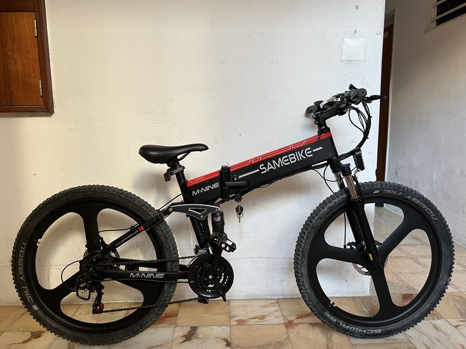 Bicicleta elétrica da marca SAMEBIKE M-NINE