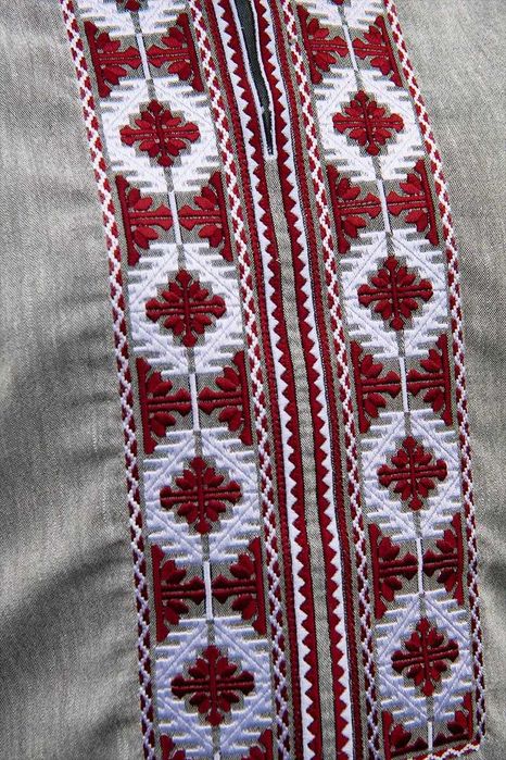 Вишиванка чоловіча з льону сорочка для чоловіка традиційна