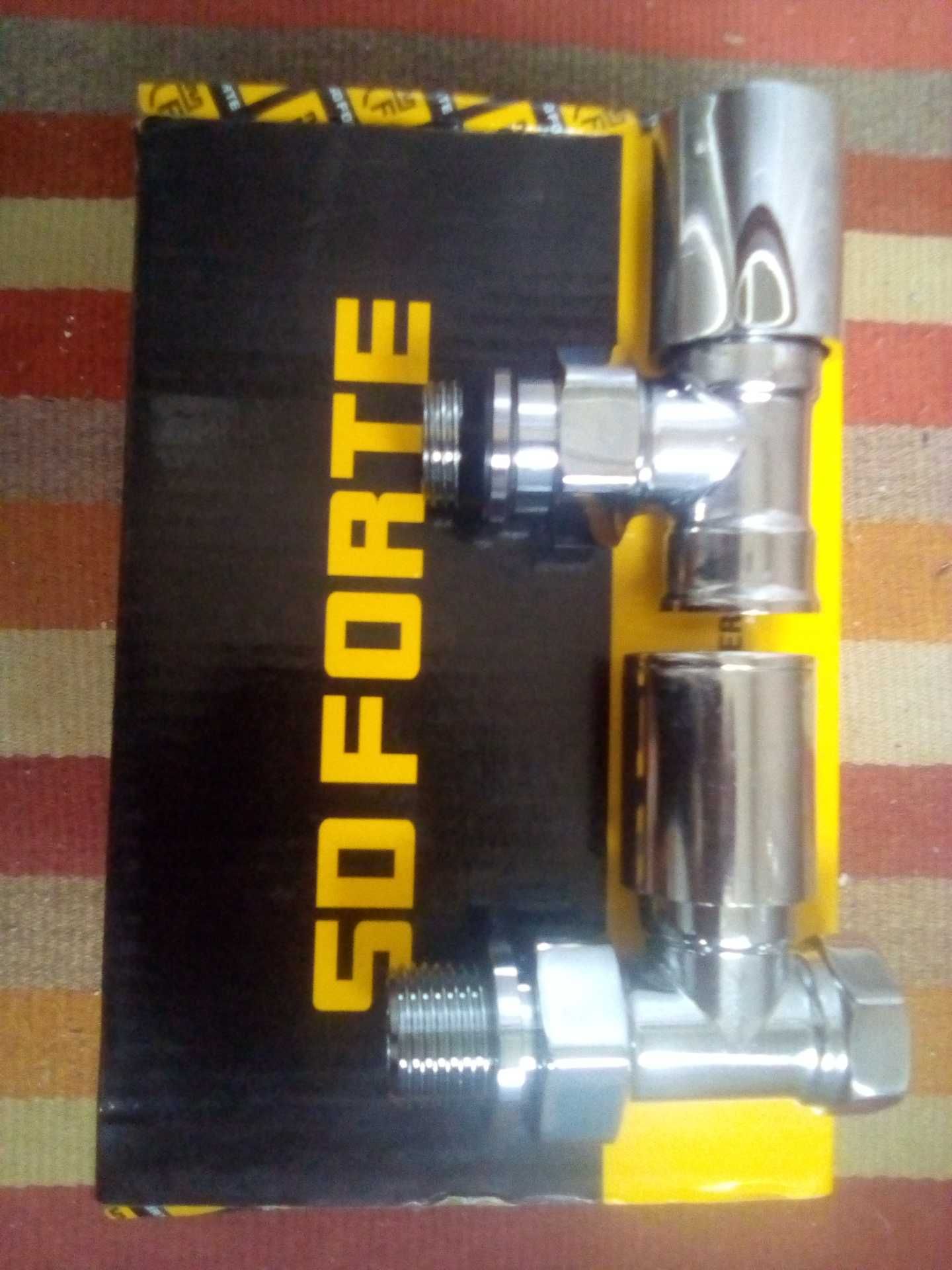 Кран радиаторный 1/2 SD Forte угловой и прямой