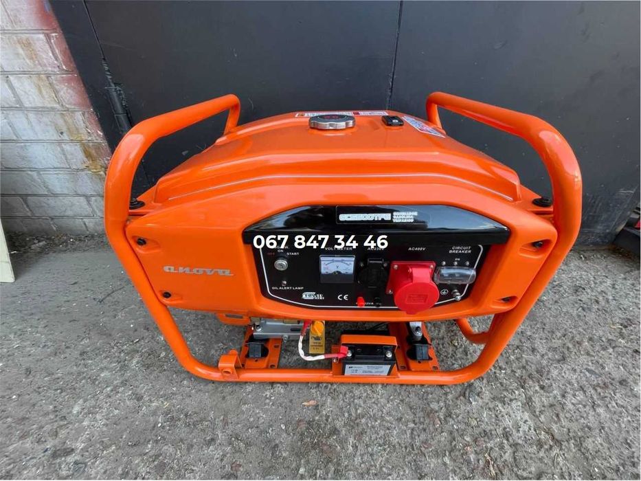 Генератор Anova GC 5500 TFE 5,5 КВт Бензин однофазний Великий Вибір!
