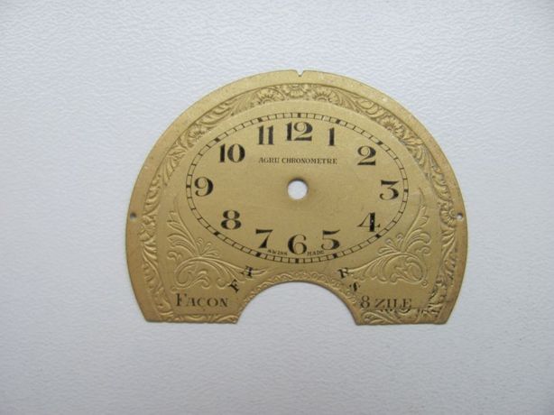 Циферблат к старинным антикварным часам AGRU Chronometre Швейцария