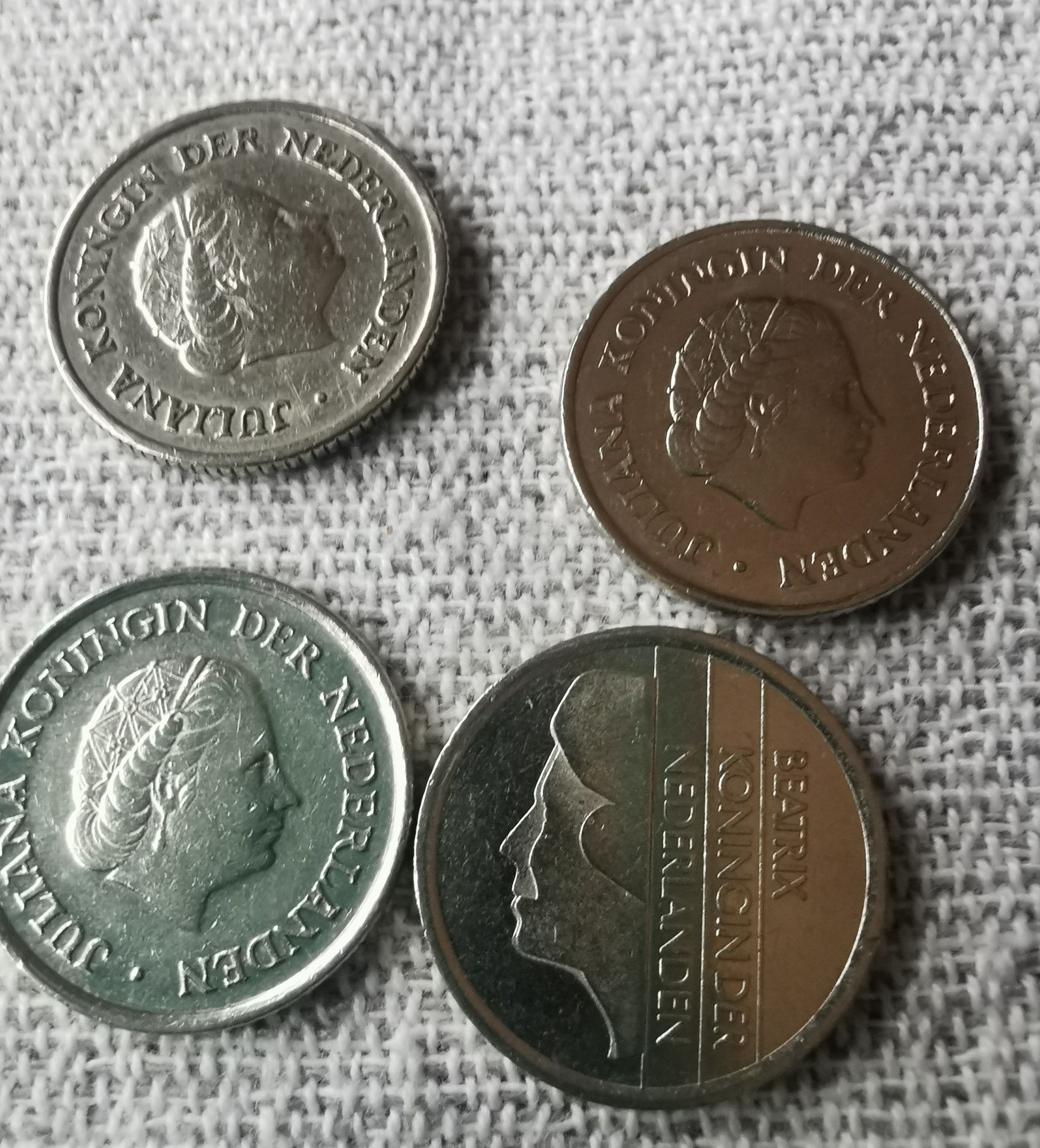 Moedas de 25 cêntimos Holanda para colecionadores