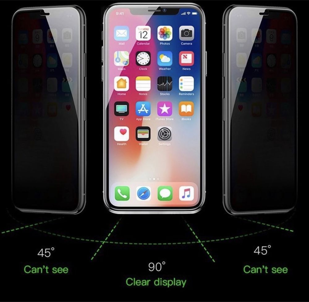 Скло антишпигун стекло iphone 11 антишпион айфон захист