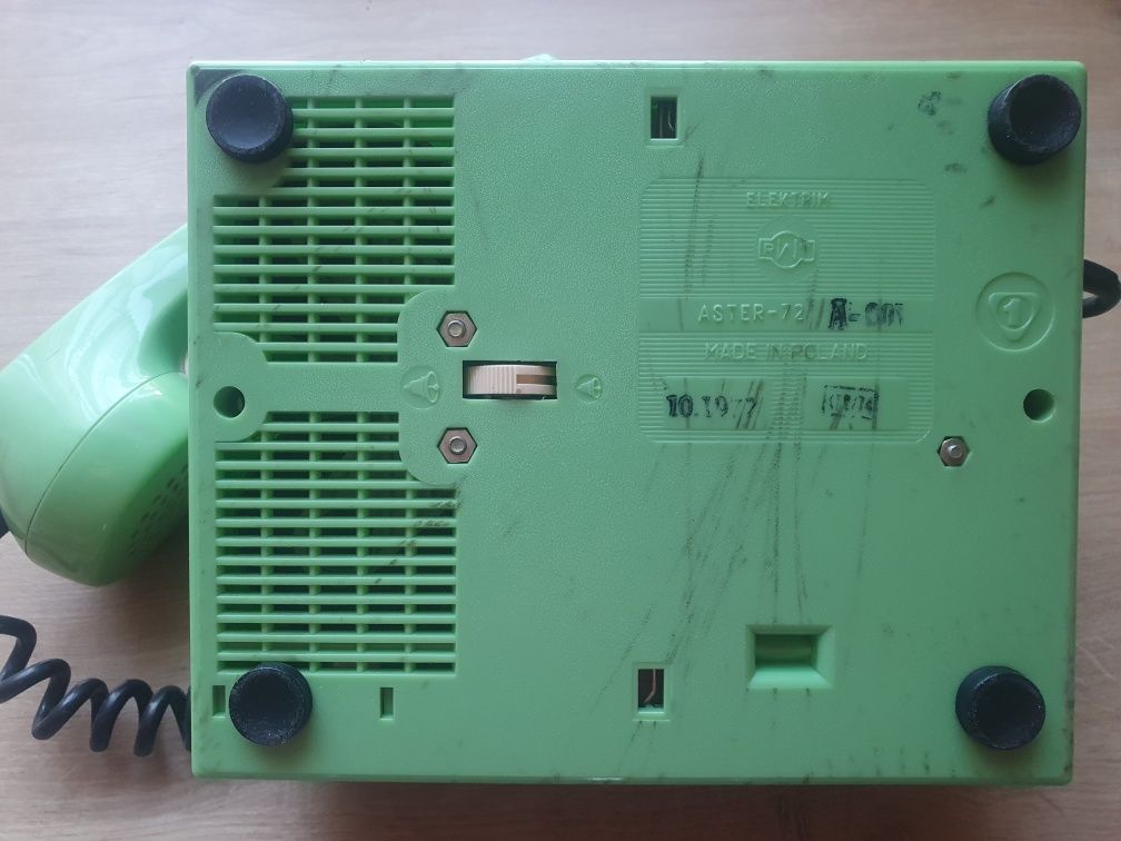 Telefon stacjonarny tarczowy retro aparat telefoniczny Telefony PRL 2
