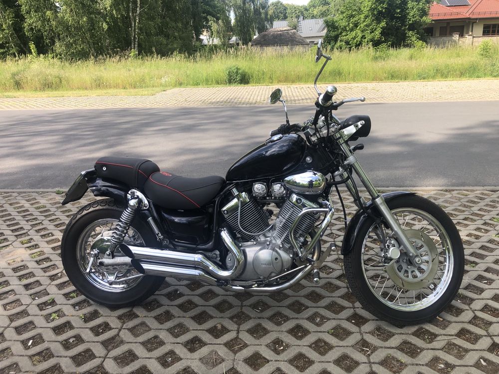 Yamaha Virago 535 A2 gmole bober czarny chrom odpala zimny ciepły 2YL