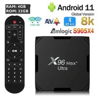 ТВ-приставка android-box X96MAX+ Ultra(4/32Gb,Android 11),налаштування