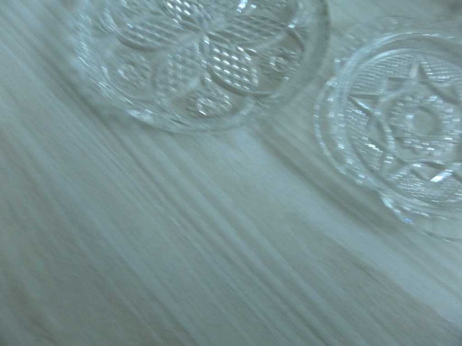 Zestaw kryształów popielniczki misa PRL