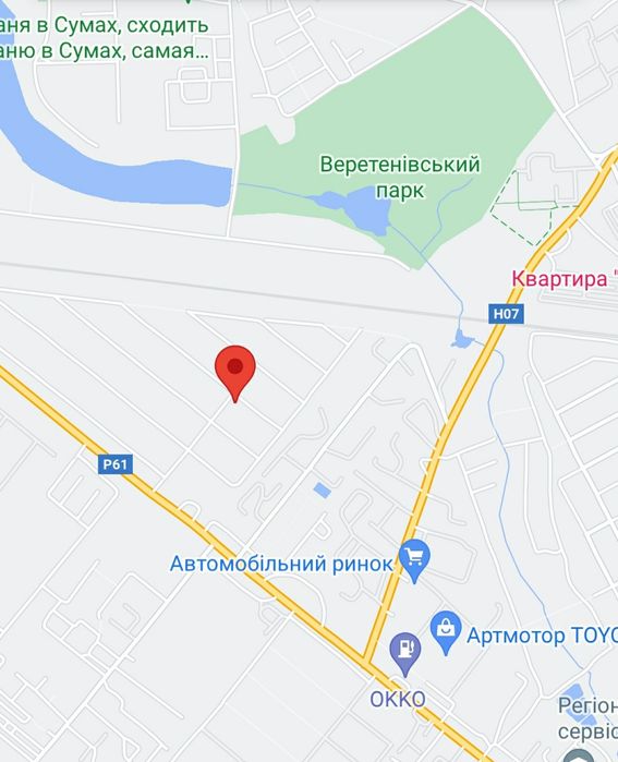 Продам участок в городе кооператив Сахарник  Цукровик