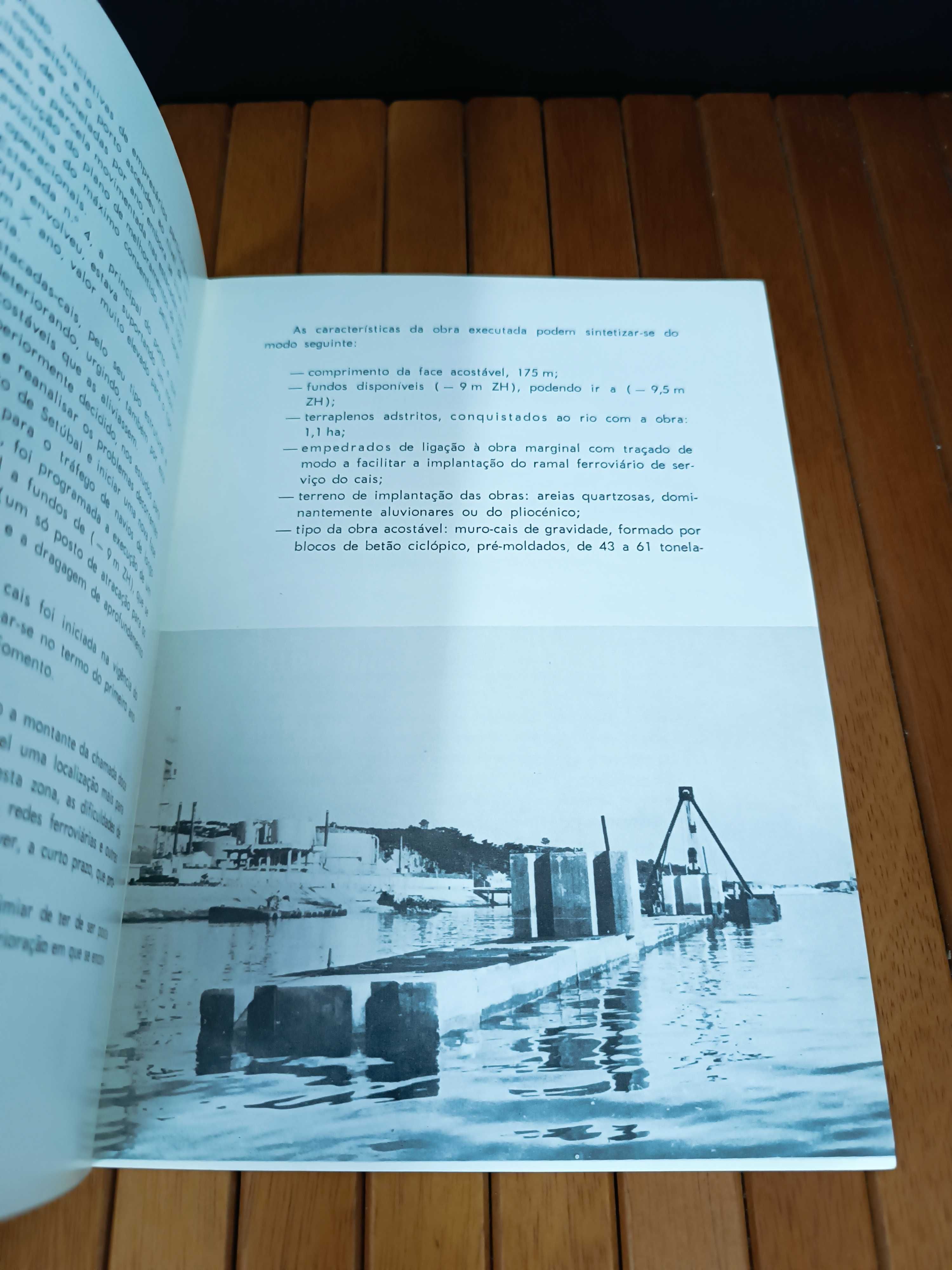 Raro livrinho sobre o Porto de Setubal M. das Obras Publicas 1966