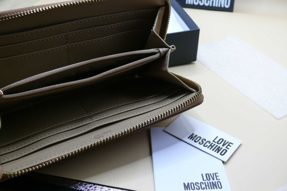 Love Moschino Carteira Logo Plaque