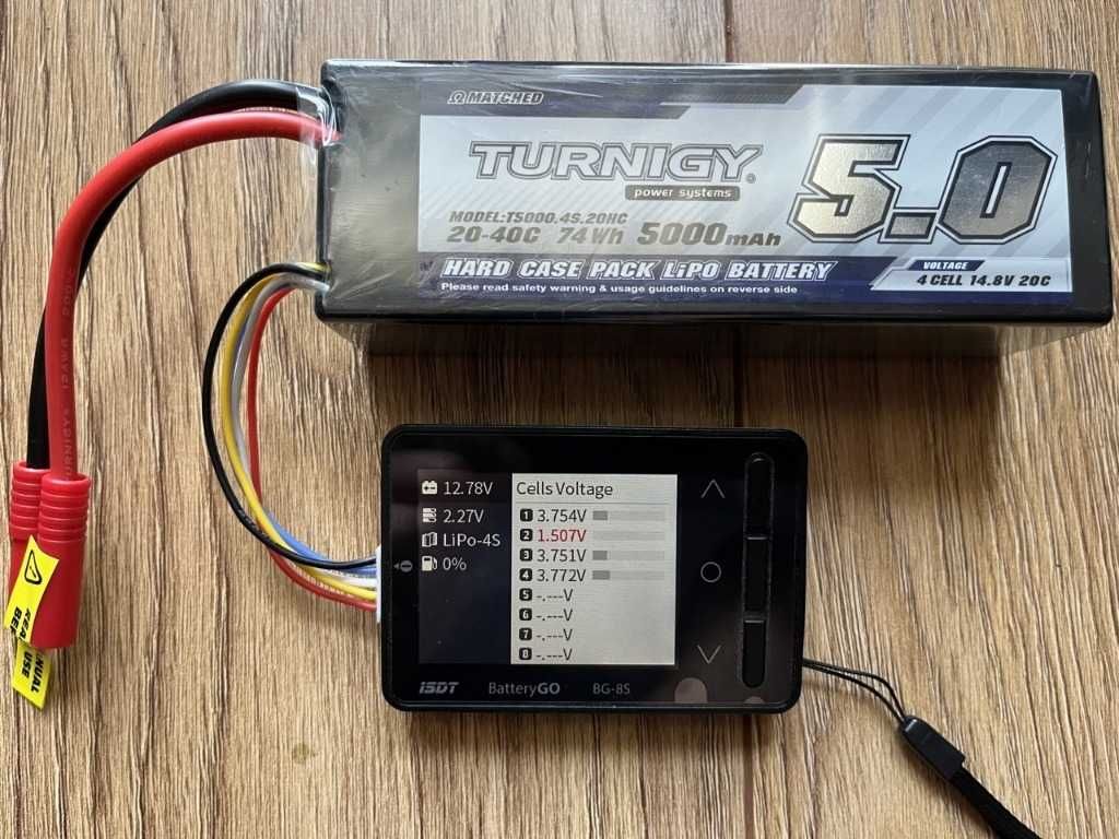 Lipo Turnigy 5000mAh 4S 14,8V Hardcase Uszkodzona