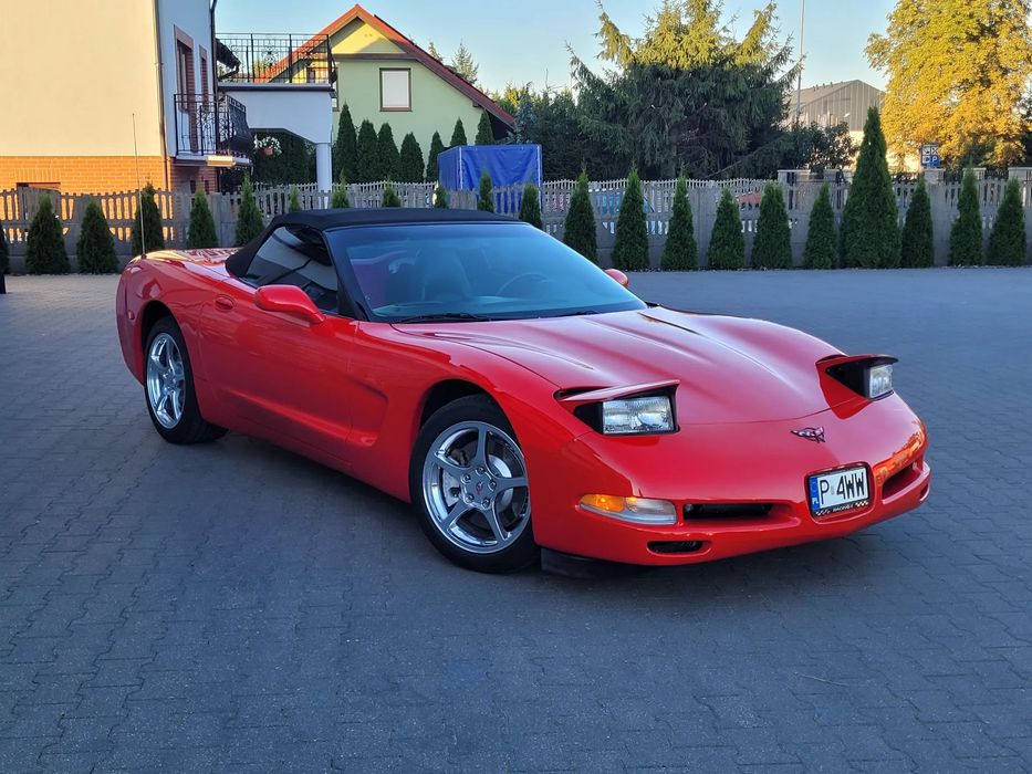 Chevrolet Corvette C5 Cabrio Manuala skrzynia Stan wzorowy Niski przebieg Zarejestrowana