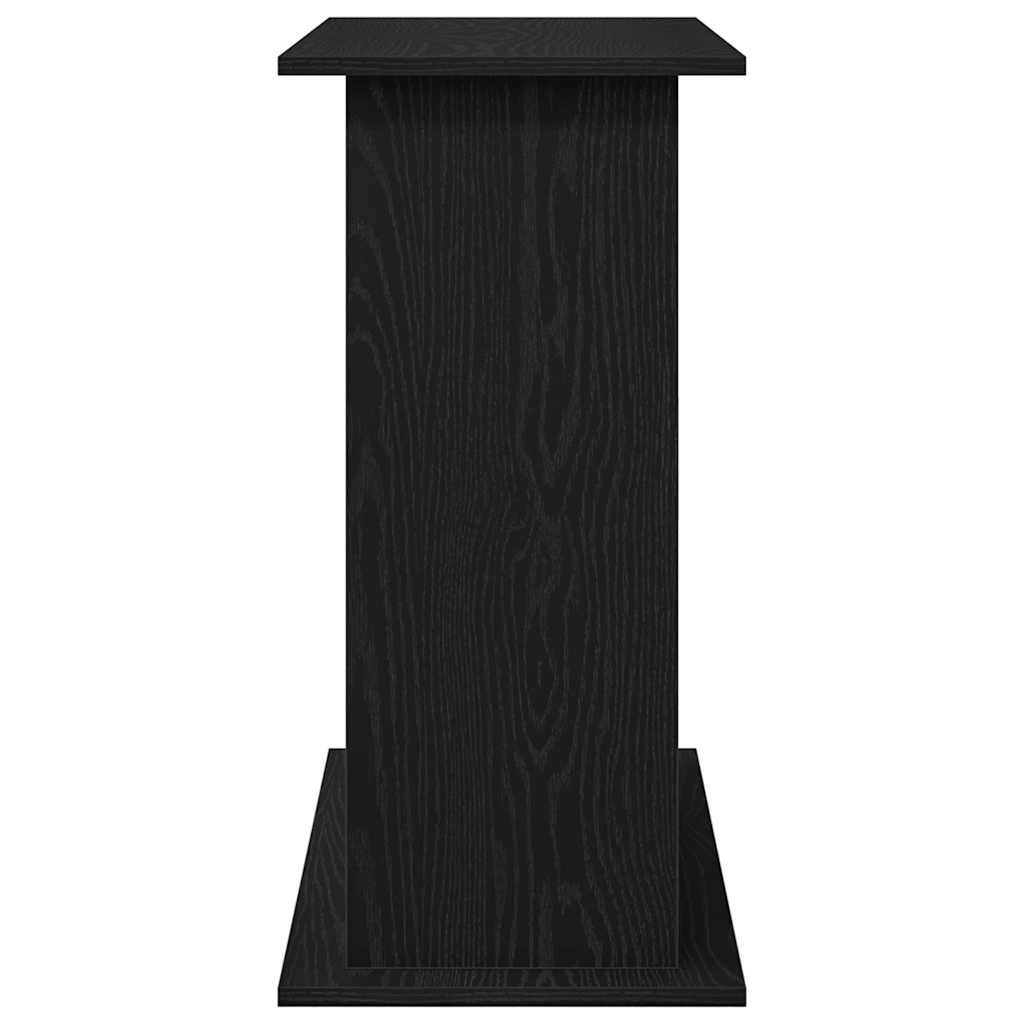 Szafka Pod Akwarium Vidaxl, Czarny Dąb, 81x36x73 cm