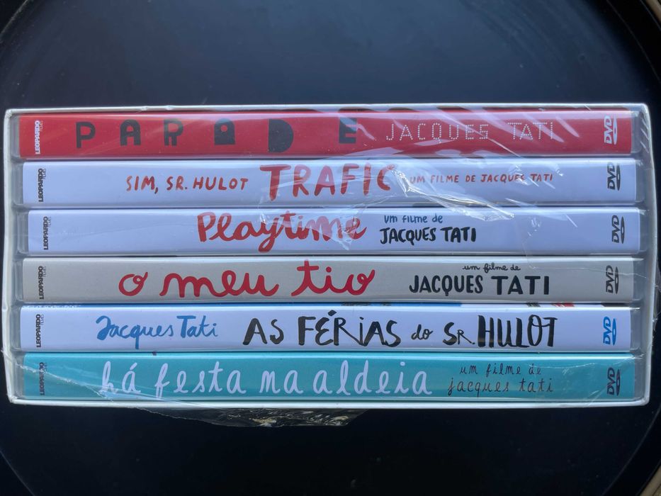 DVDs COLECÇÃO CAIXA ARQUIVADORA SELADA - JACQUES TATI