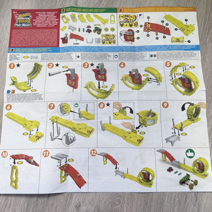 Набір трек Hot Wheels Power Smashers Monster Trucks