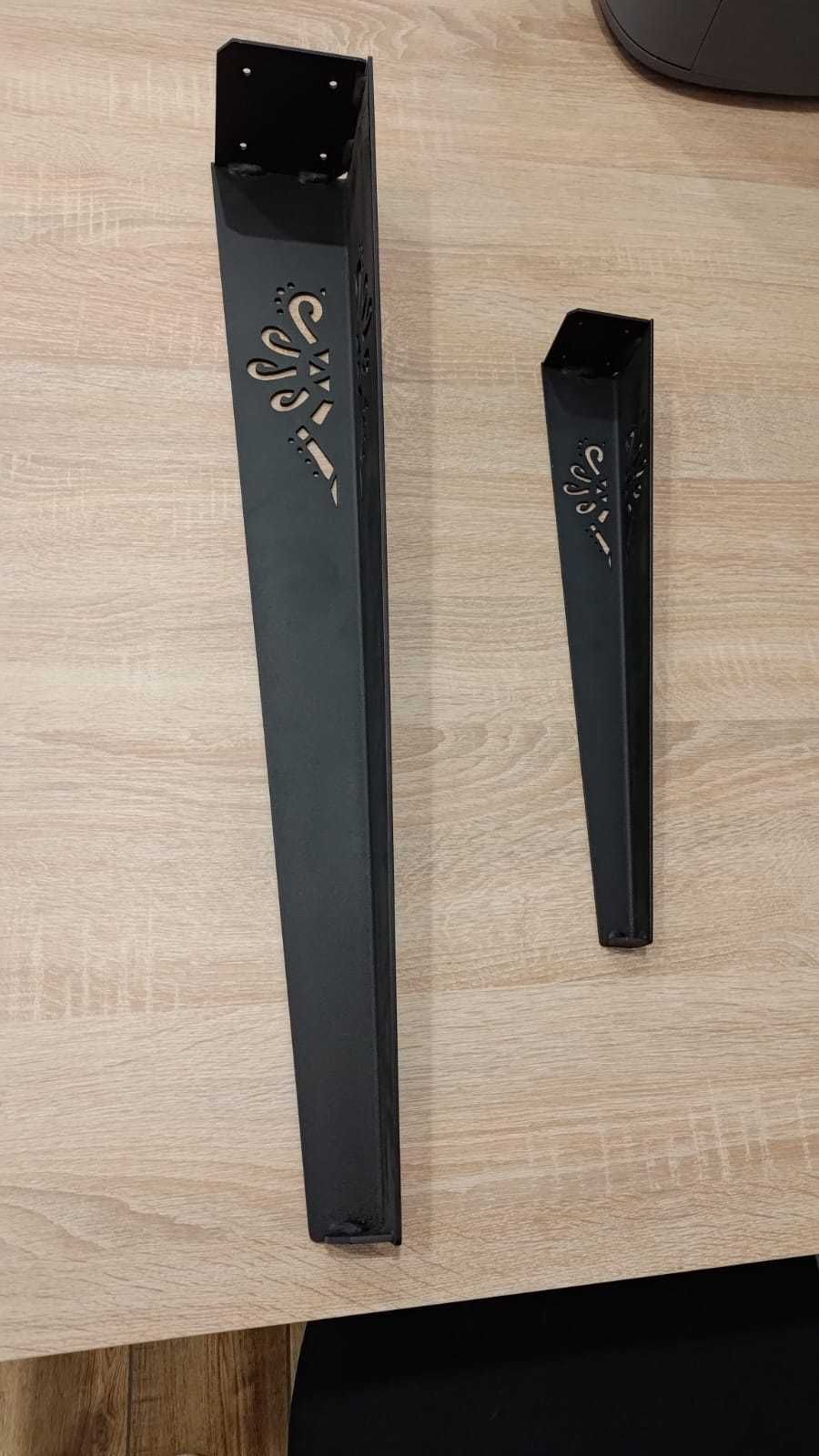 Metalowe nogi do stolika, ławy, szafki, krzeseł, góry, parzenica 42 cm