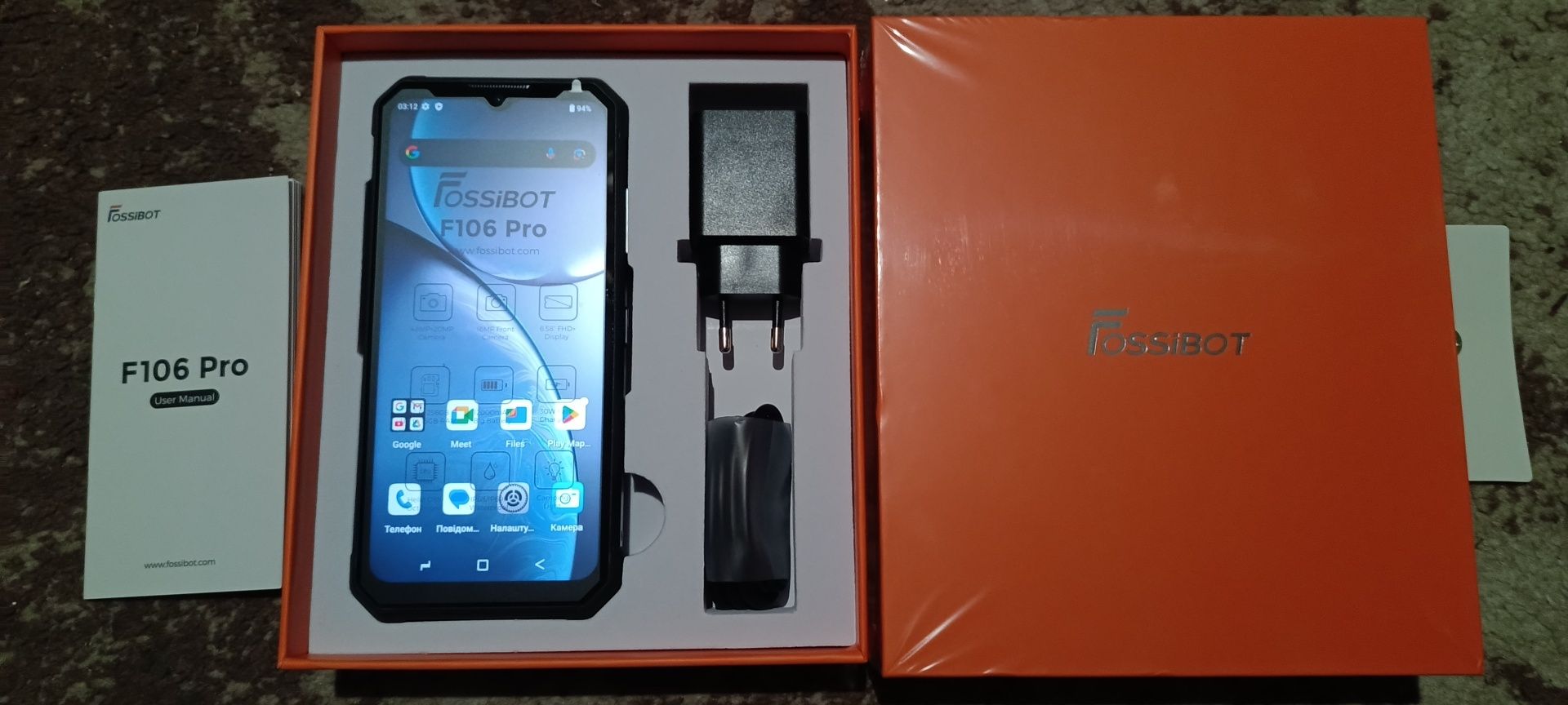 Oucitel Fossibot F106 Pro (6, 58) 48Mp) NFC)-15/256Gb-IP68/IP69