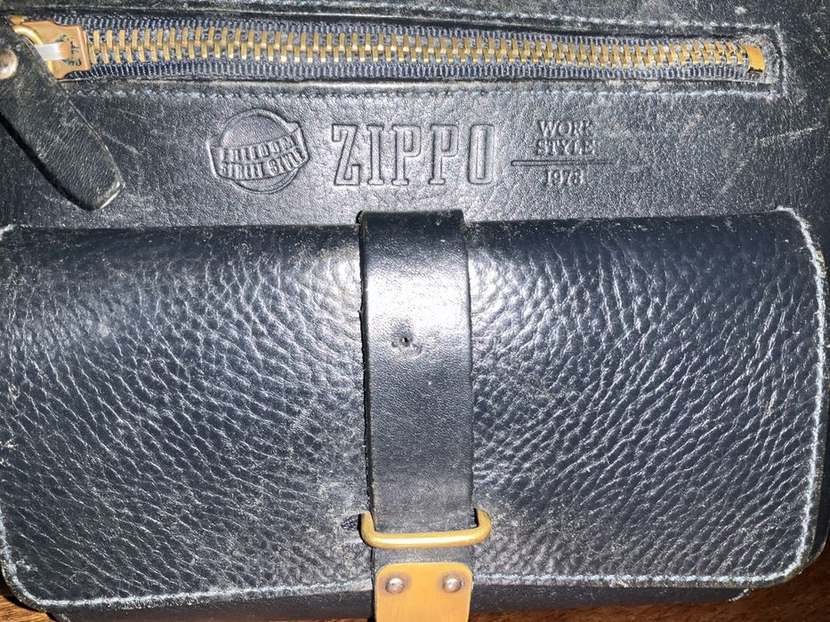 Mala em pele “ZIPPO”