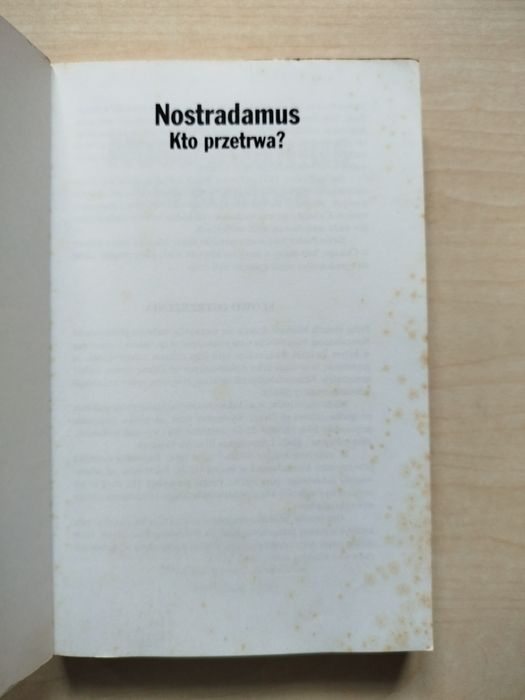 Stefan Paulus Nostradamus Kto przetrwa ?