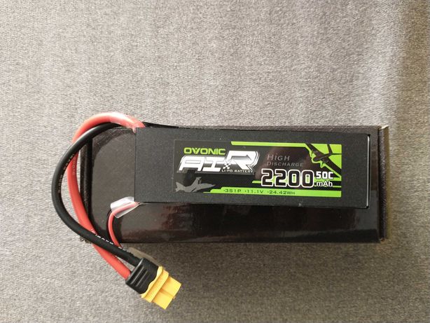 Bateria Li-Po 11,1V Ovonic Air 2200mAh 50C 3S XT60