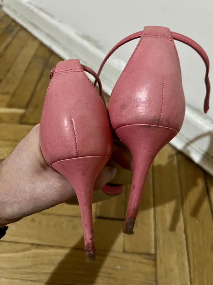 Różowe szpilki/ sandałki Aldo roz. 39