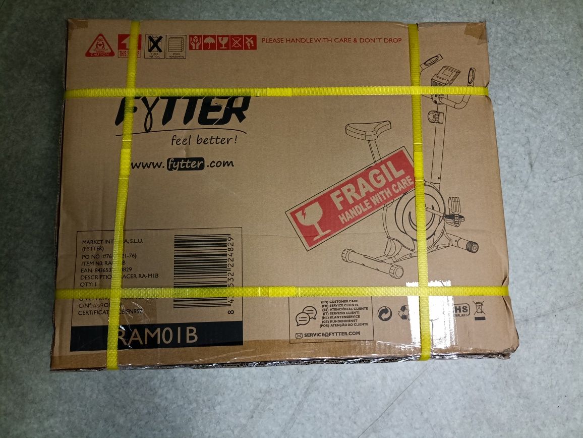Bicicleta estática Fytter Racer RA-M01B: pedala em casa!