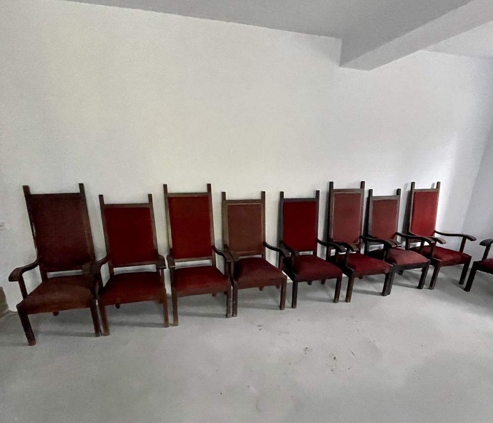 Antyk, Krzesło, Fotel styl klasyczny 5 sztuk