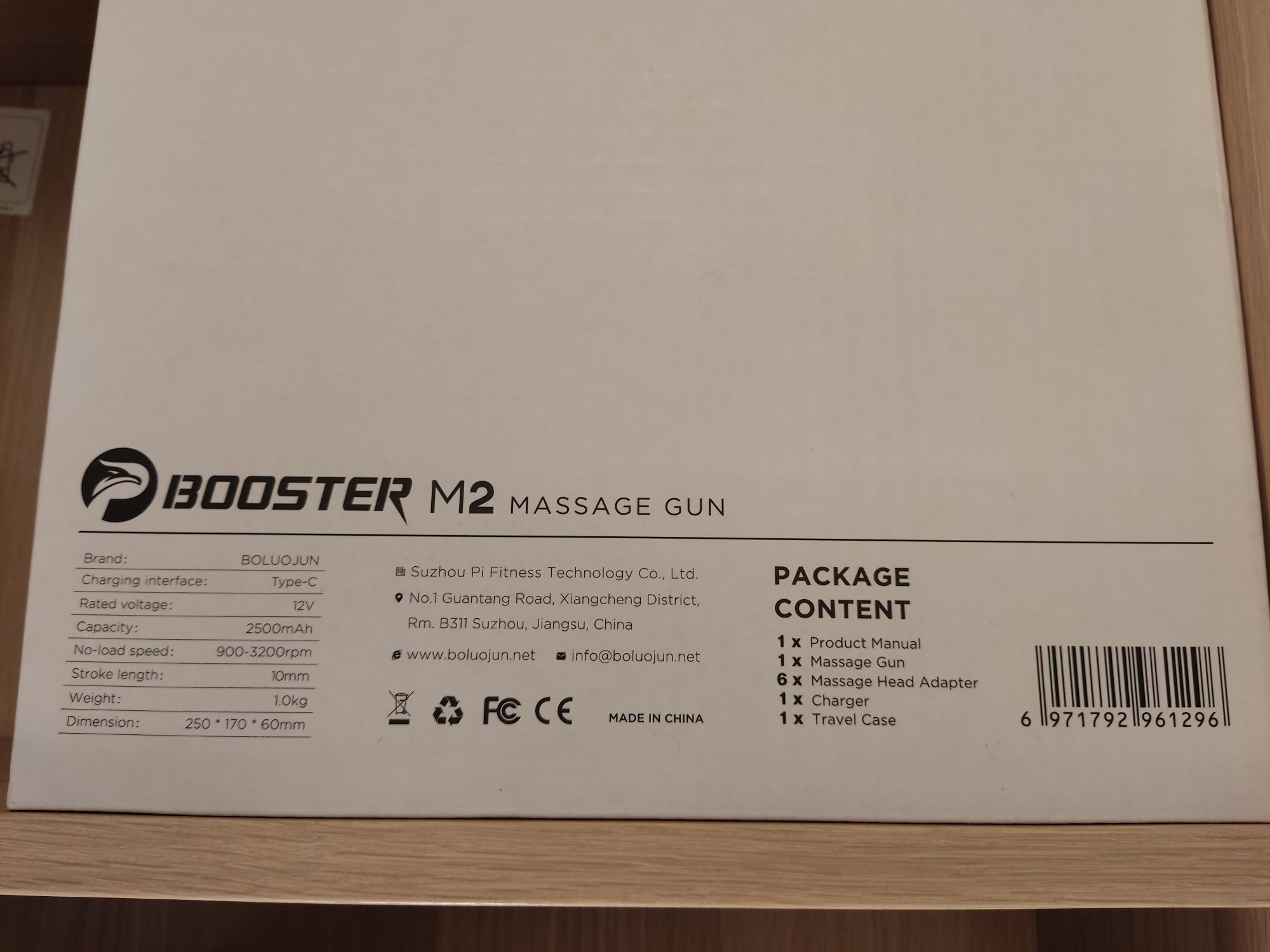 Booster M2 bateryjny pistolet do masażu