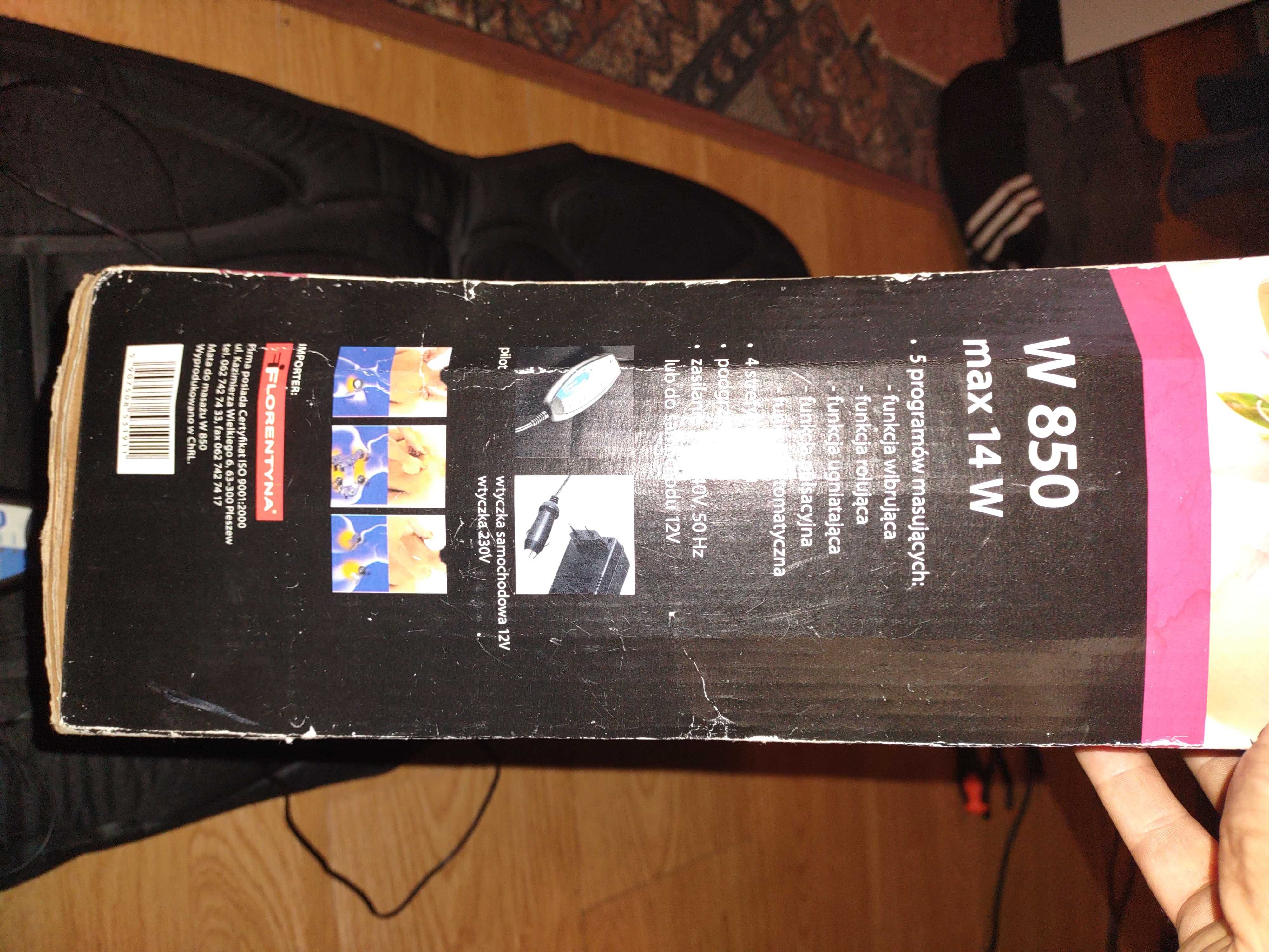 Mata do masażu Botti W850 masaż z podgrzewaniem pilot 5 programów