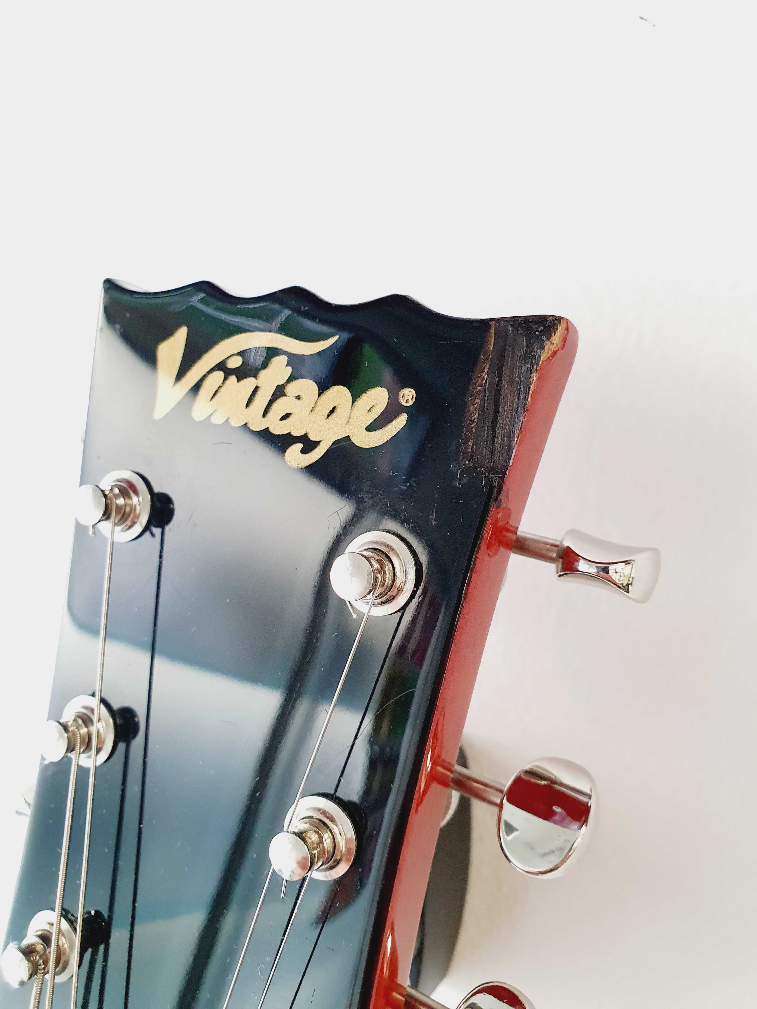 Gitara Elektryczna Vintage V100AFD Paradise + Hard Case /klucze Gotoh