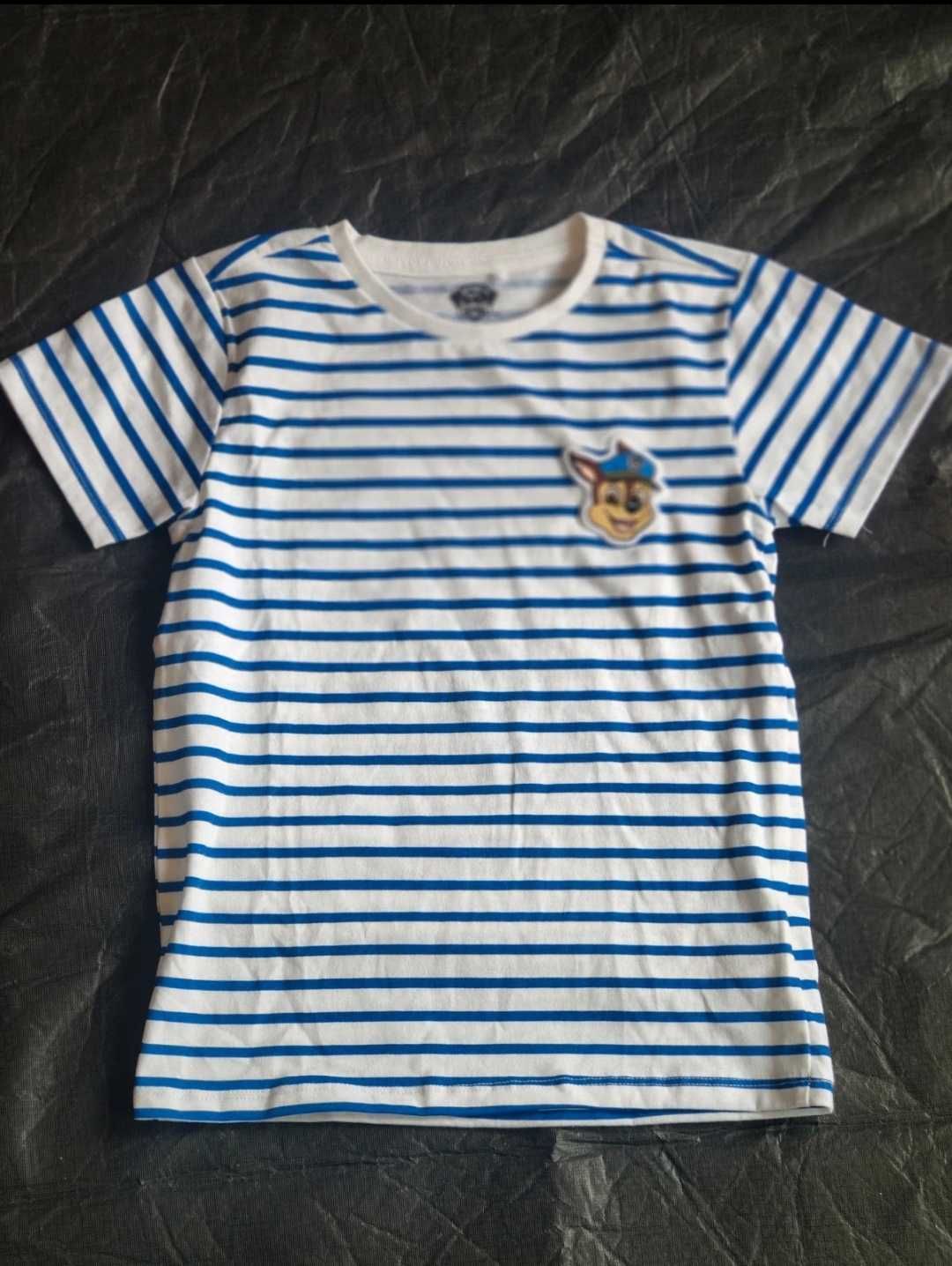 Nowy t-shirt chłopiec r 128