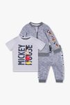 C&A *3-częściowy zestaw Disney Mickey Mouse t-shirt bluza spodnie * 86