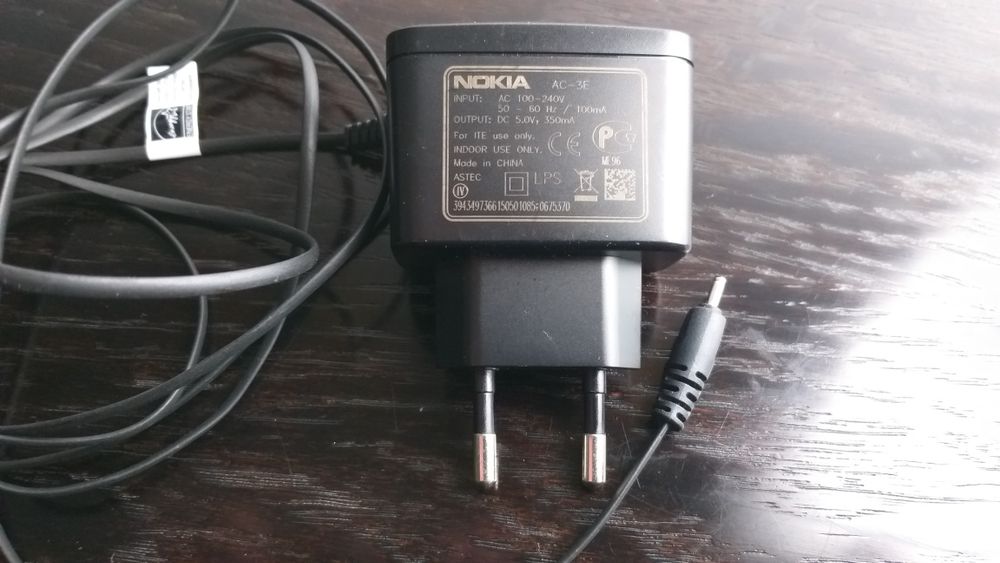 Carregador NOKIA AC-3E