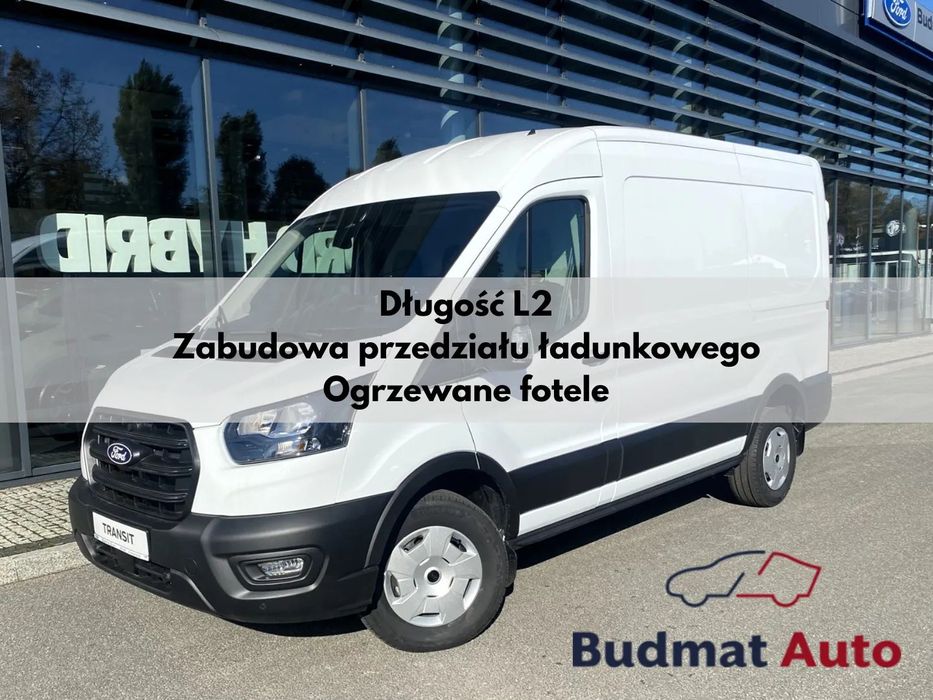 Ford Transit Van L2  L2H2, Hak, podgrzewane fotele, zabudowa podłogi, tempomat